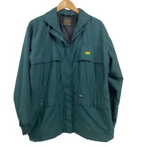 Augusta National Golf Club Jacket Mens Medium Green Masters Rain Windbreaker SSP